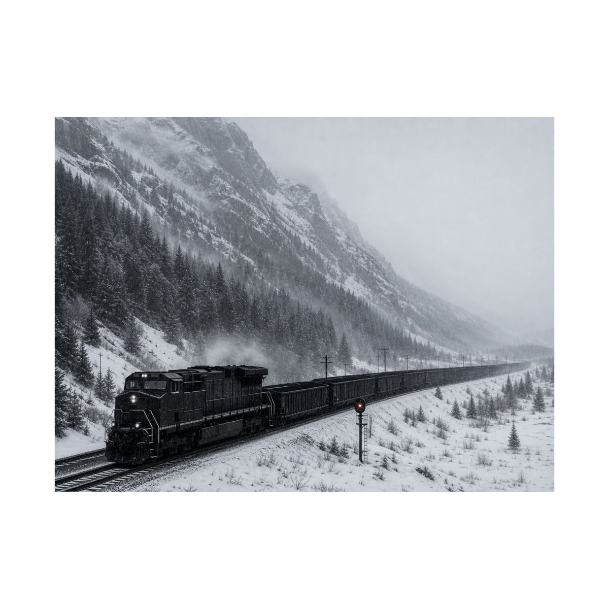Keep Moving - Master Bedroom Wall Art | Matte Poster (Landscape)