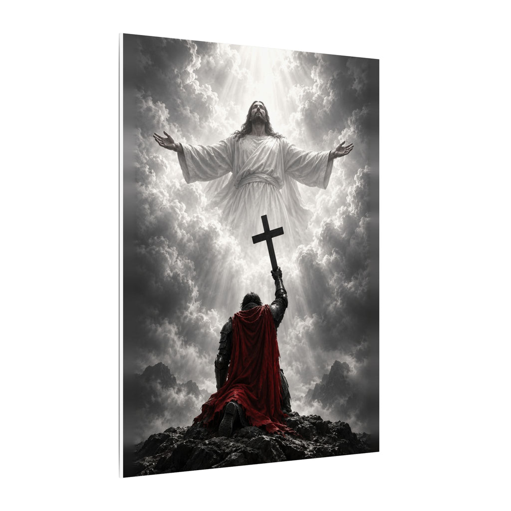 Jesus and the Warrior - Christian Wall Art | Canvas