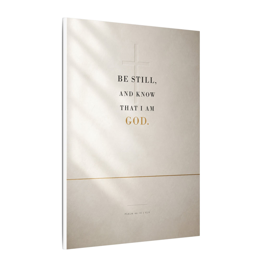 Be Still - Psalm 46:10 Bible Verse Wall Art | Canvas