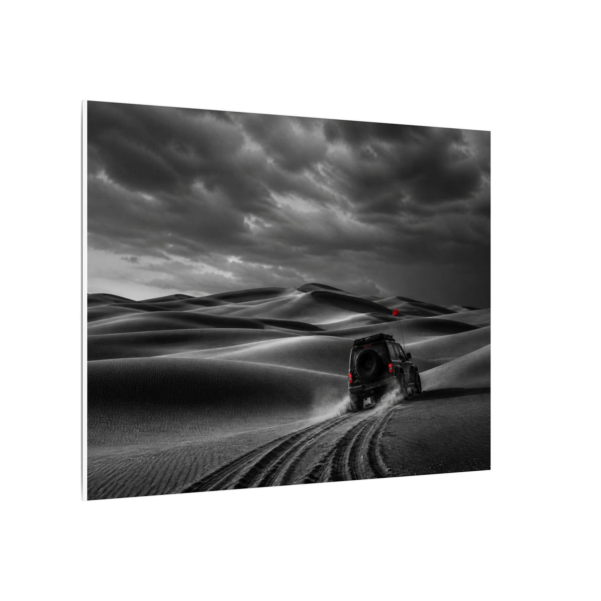 Go Beyond the Road - Minimalist Bedroom Wall Art | Canvas (Landscape)