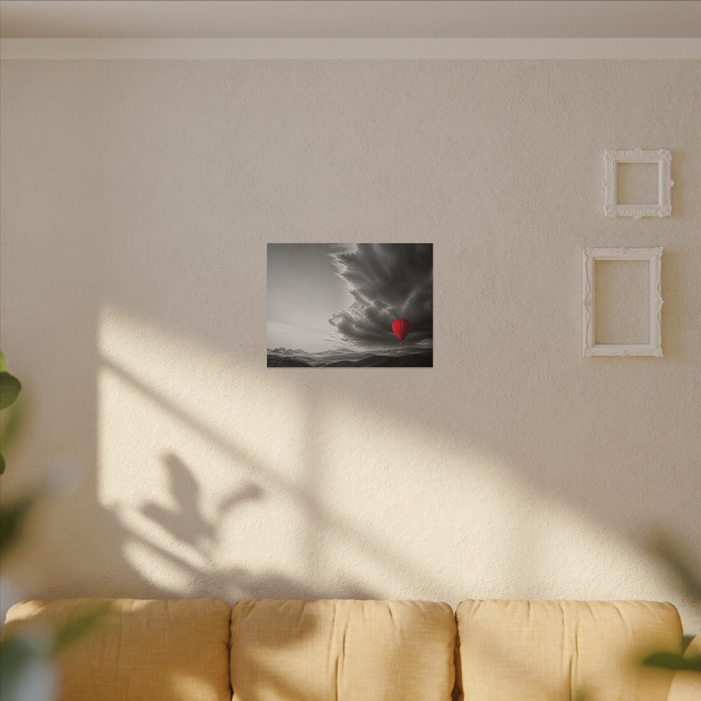 Red Balloon - Over the Bed Wall Art | Canvas (Landscape)