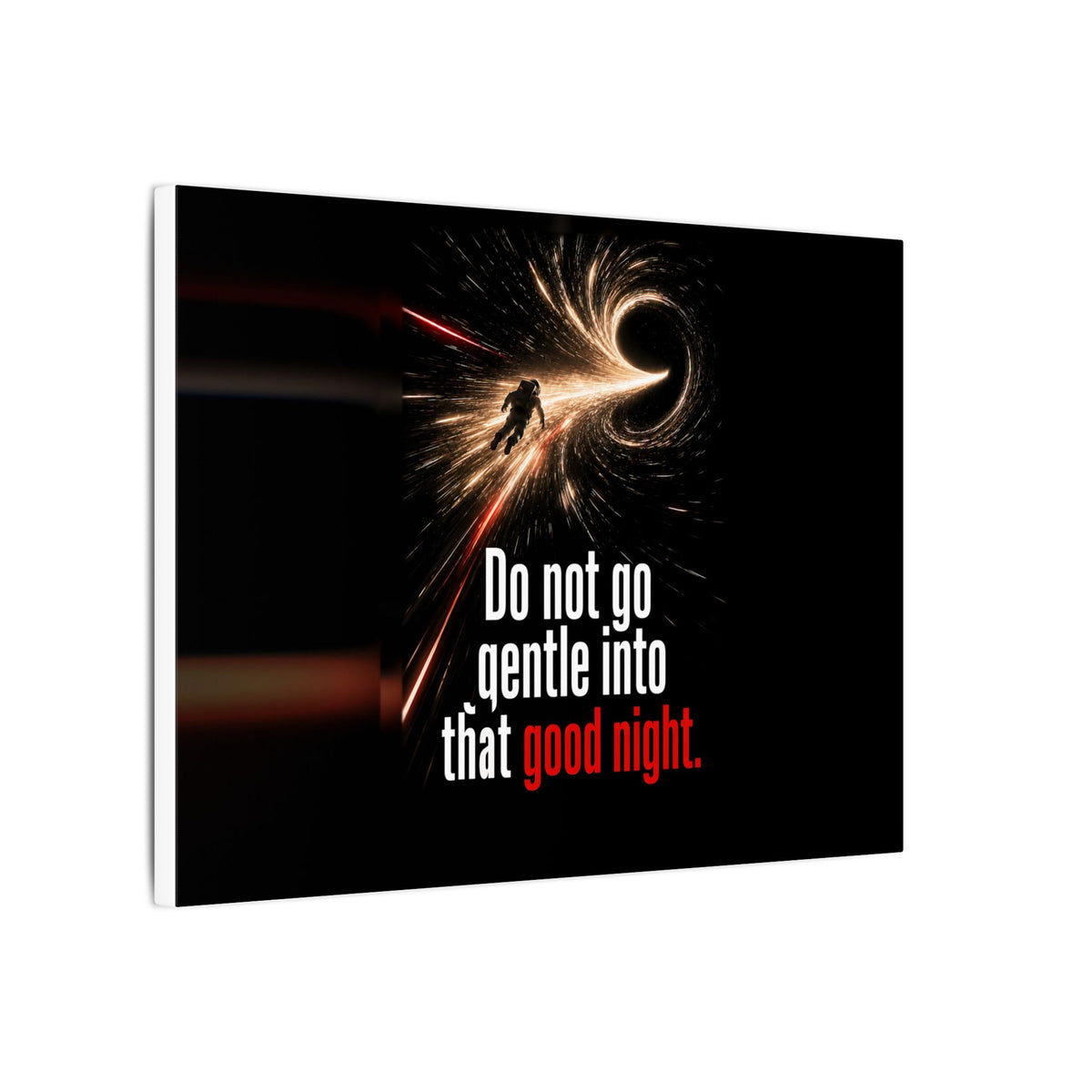 Do Not Go Gentle - Space Wall Art | Canvas (Landscape)