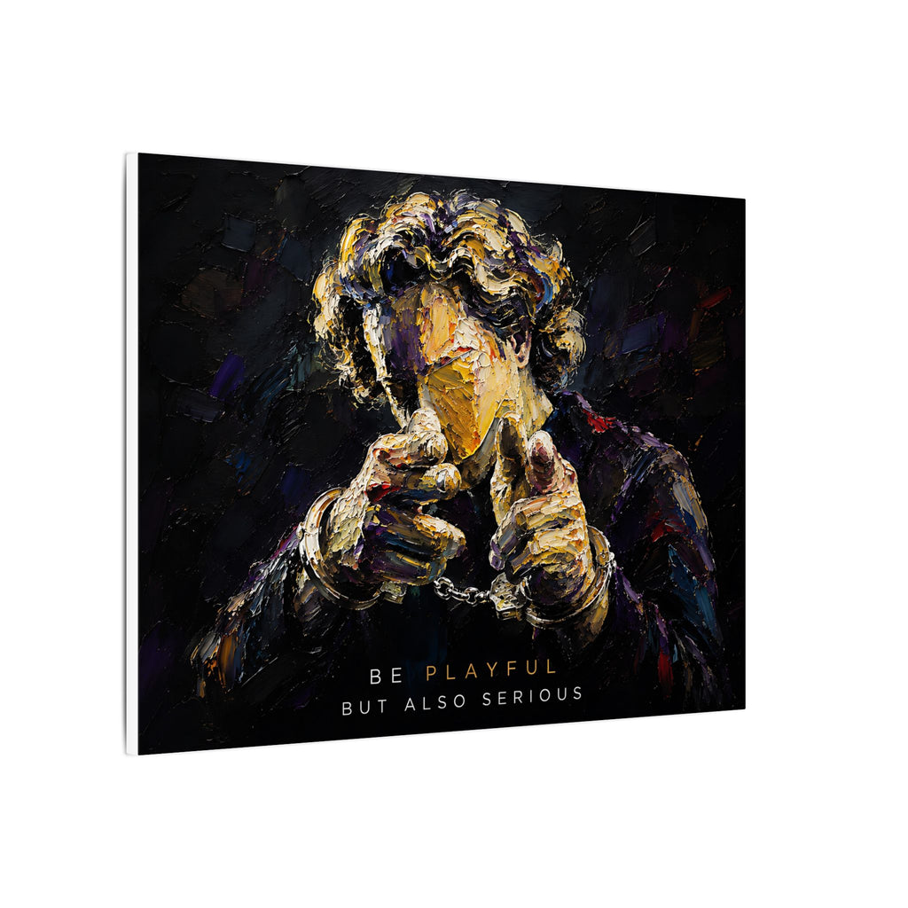 Be Playful But Also Serious - Office Wall Art | Canvas (Landscape)