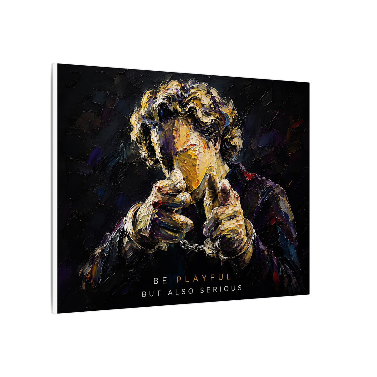 Be Playful But Also Serious - Office Wall Art | Canvas (Landscape)