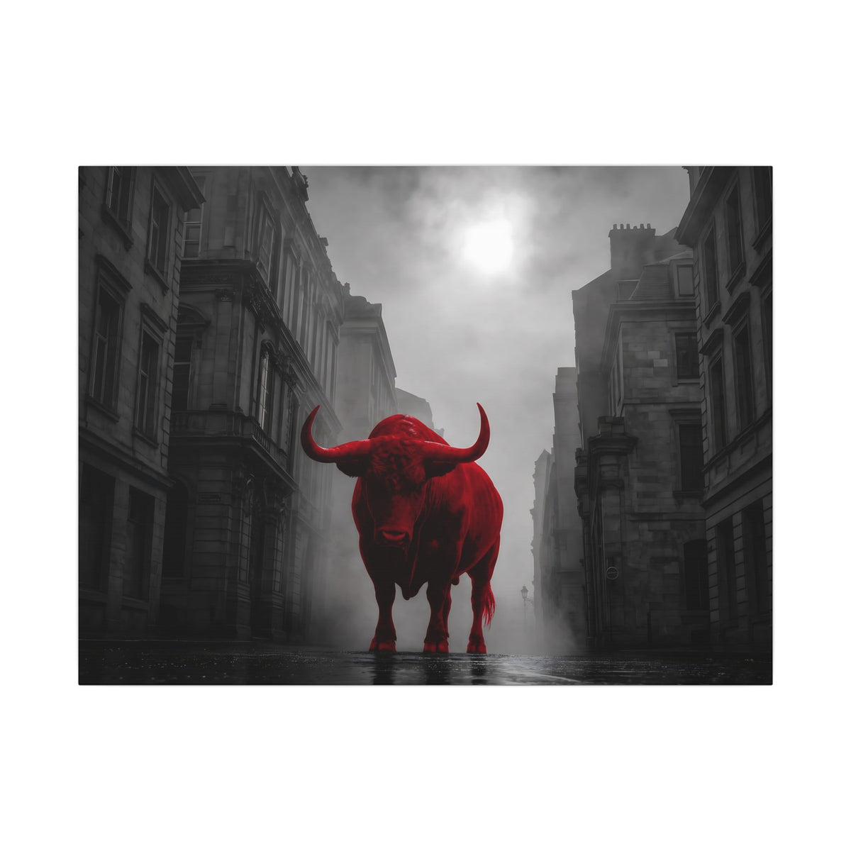 The Bull - Business Wall Art | Canvas (Landscape)