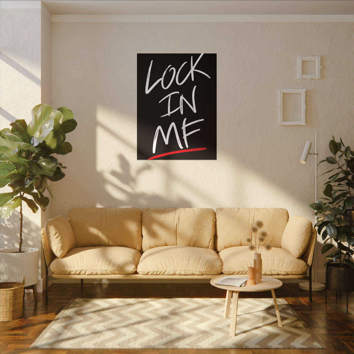 Lock In - Motivational Wall Art | Canvas