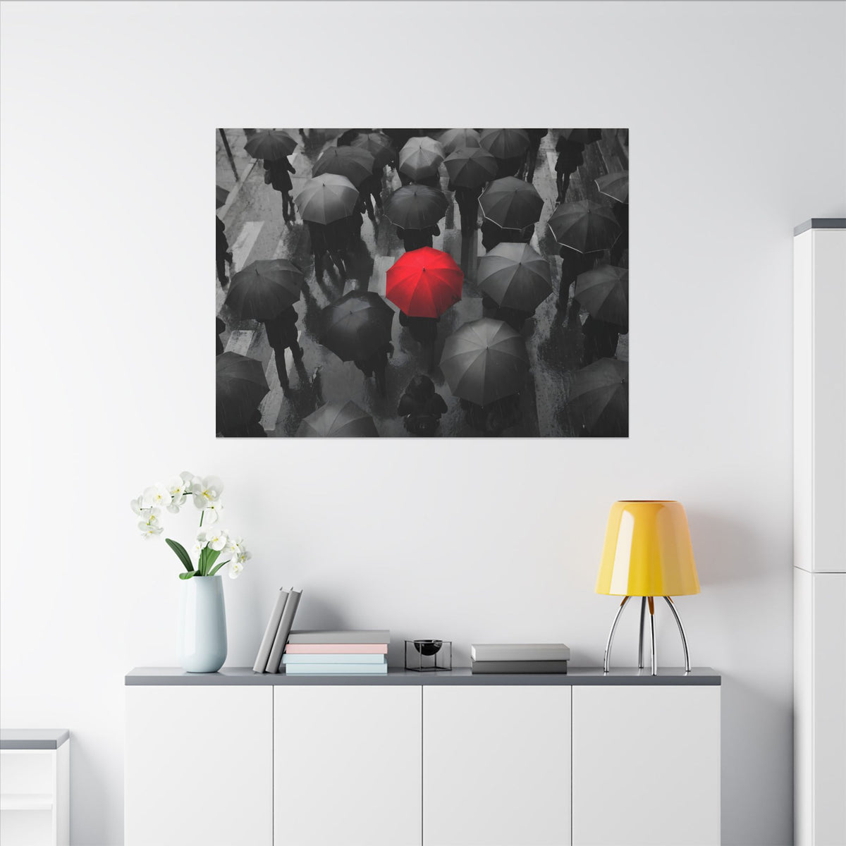 One in the Crowd - Office Wall Art | Canvas (Landscape)