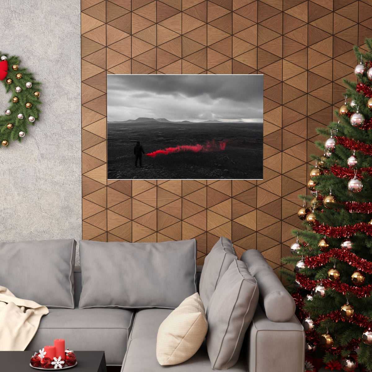Refuse to Disappear - Above Bed Wall Art | Matte Poster (Landscape)