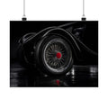 Spoke and Steel - Classic Car Wall Art | Matte Poster (Landscape)