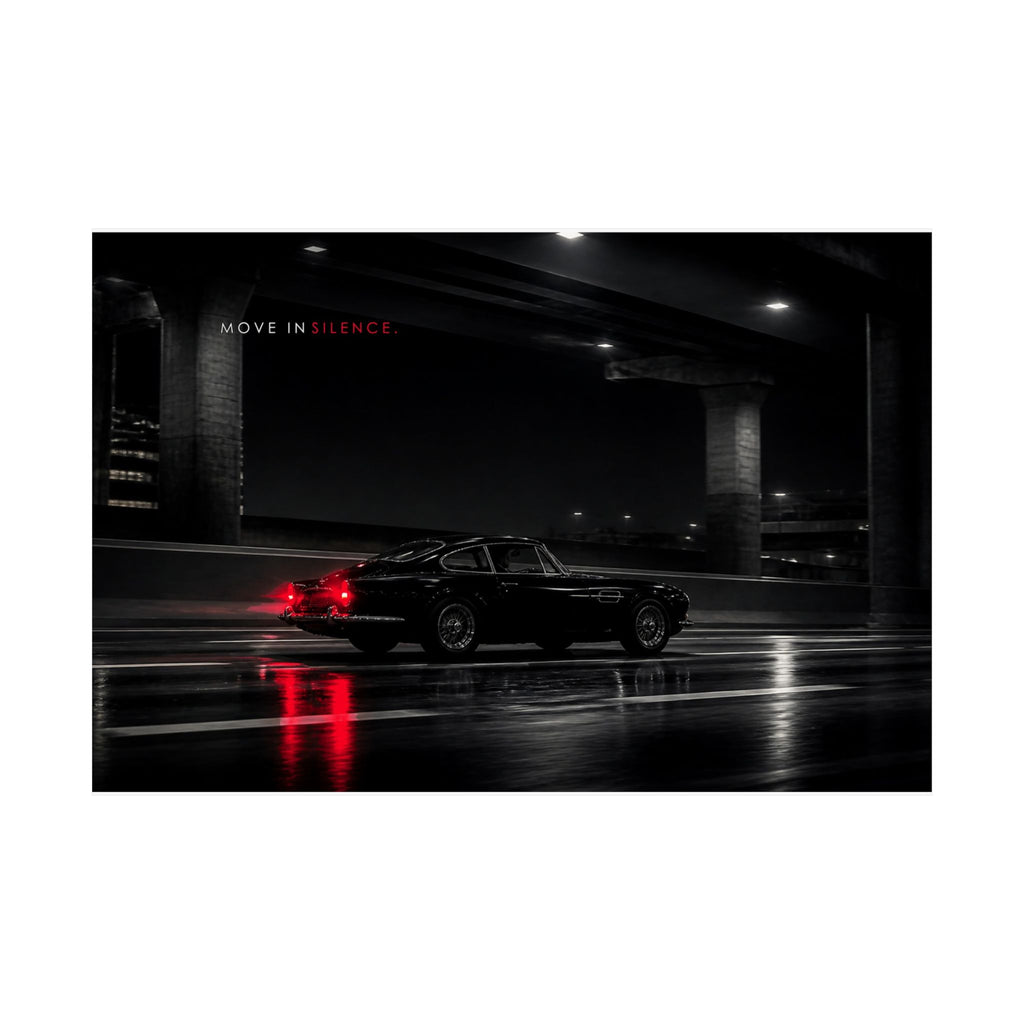 Move in Silence - Car Wall Art | Matte Poster (Landscape)
