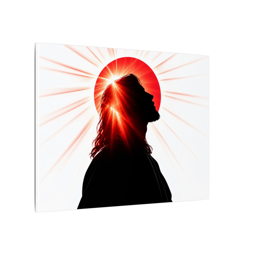 Jesus Silhouette - Christian Wall Art | Canvas (Landscape)