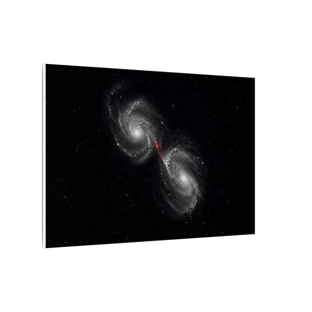 Collision Course - Space Wall Art | Canvas (Landscape)