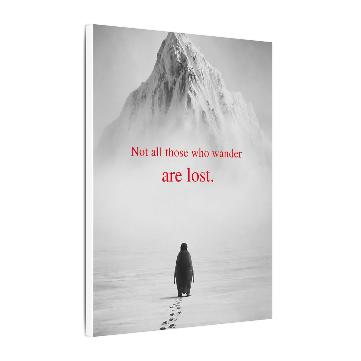 Not All Those Who Wander - Mountain Wall Art | Canvas