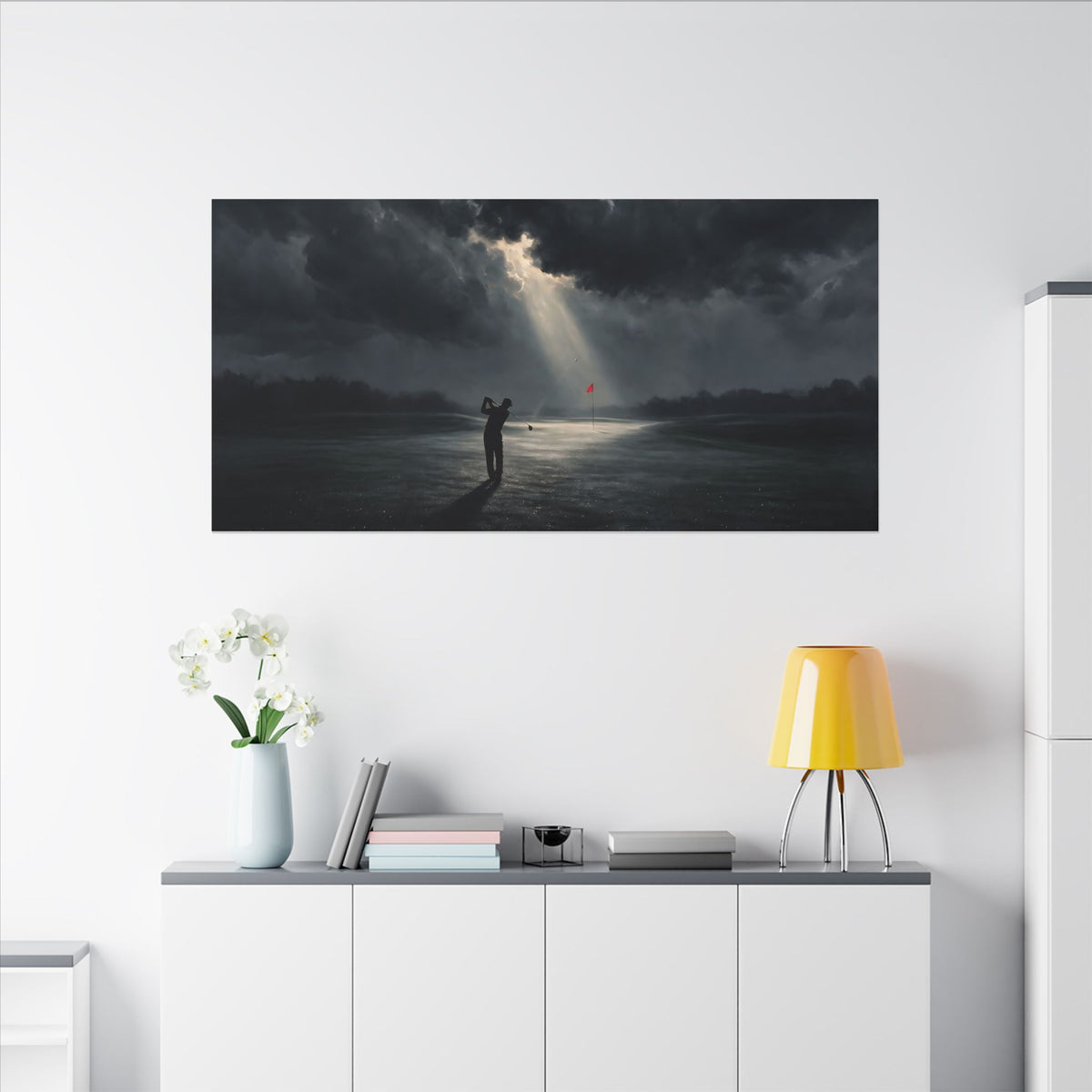 Dawn Patrol - Golf Art | Canvas (Panoramic)