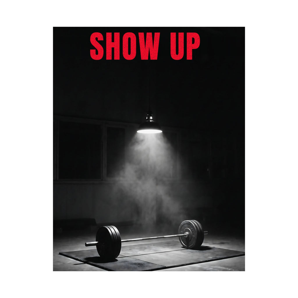 Show Up - Gym Wall Art | Matte Poster