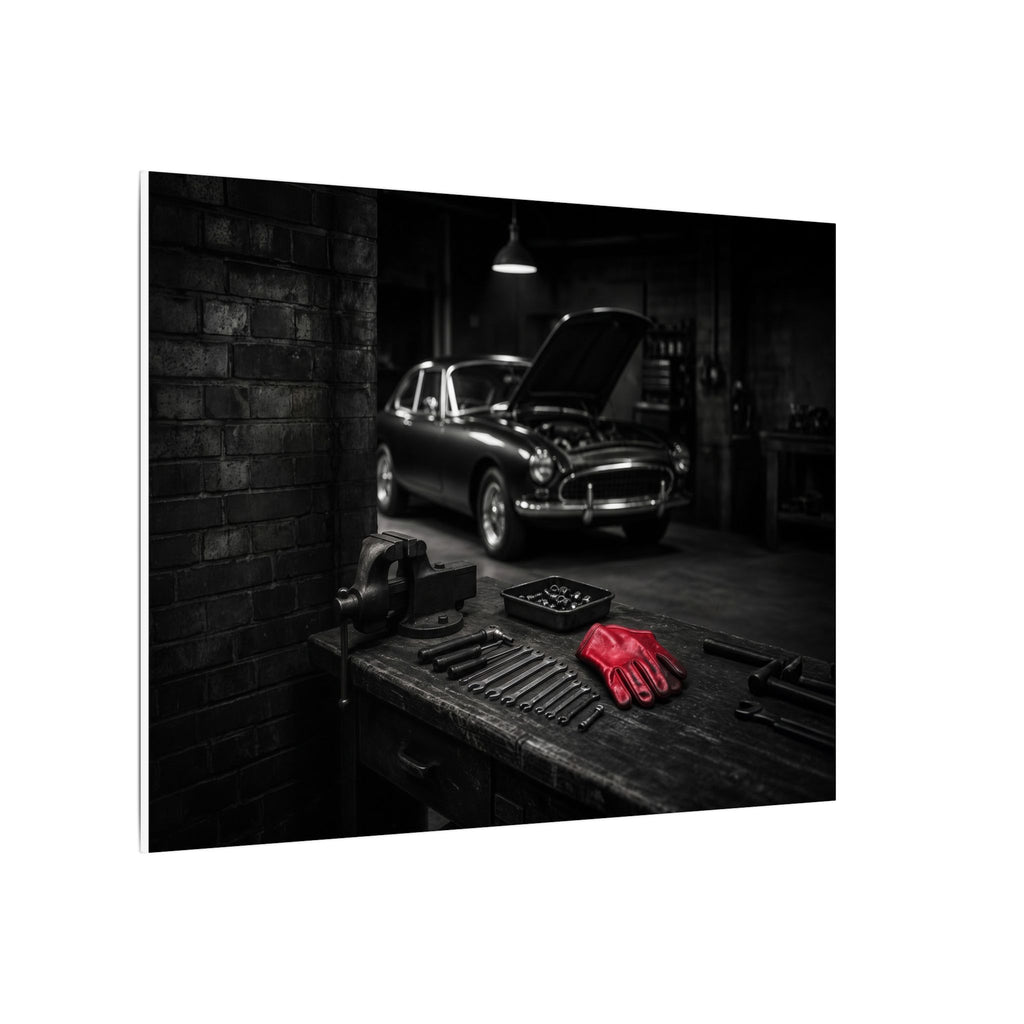 Built, Not Bought - Garage Wall Art | Canvas (Landscape)