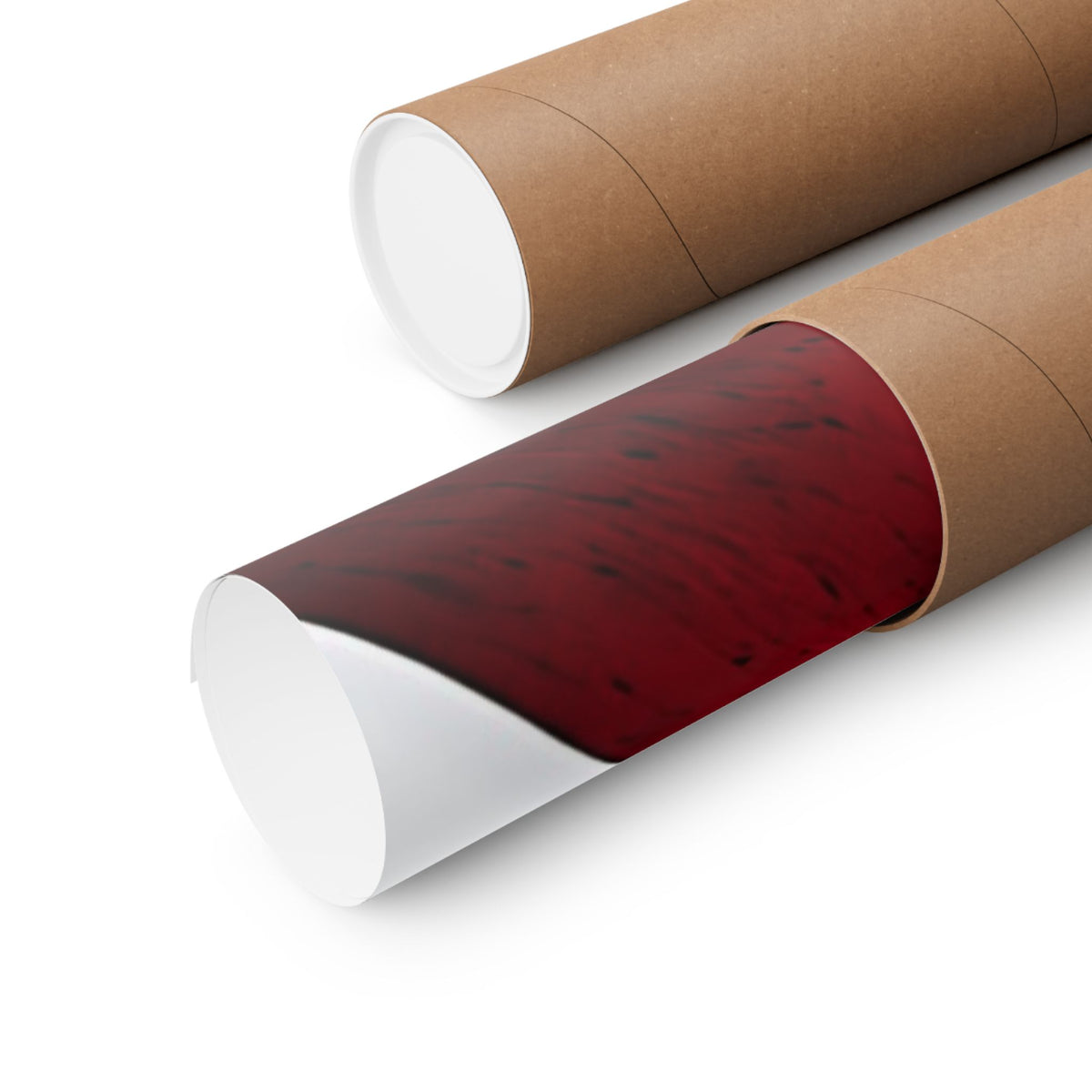 The Red Facade - Red Wall Decor | Matte Poster