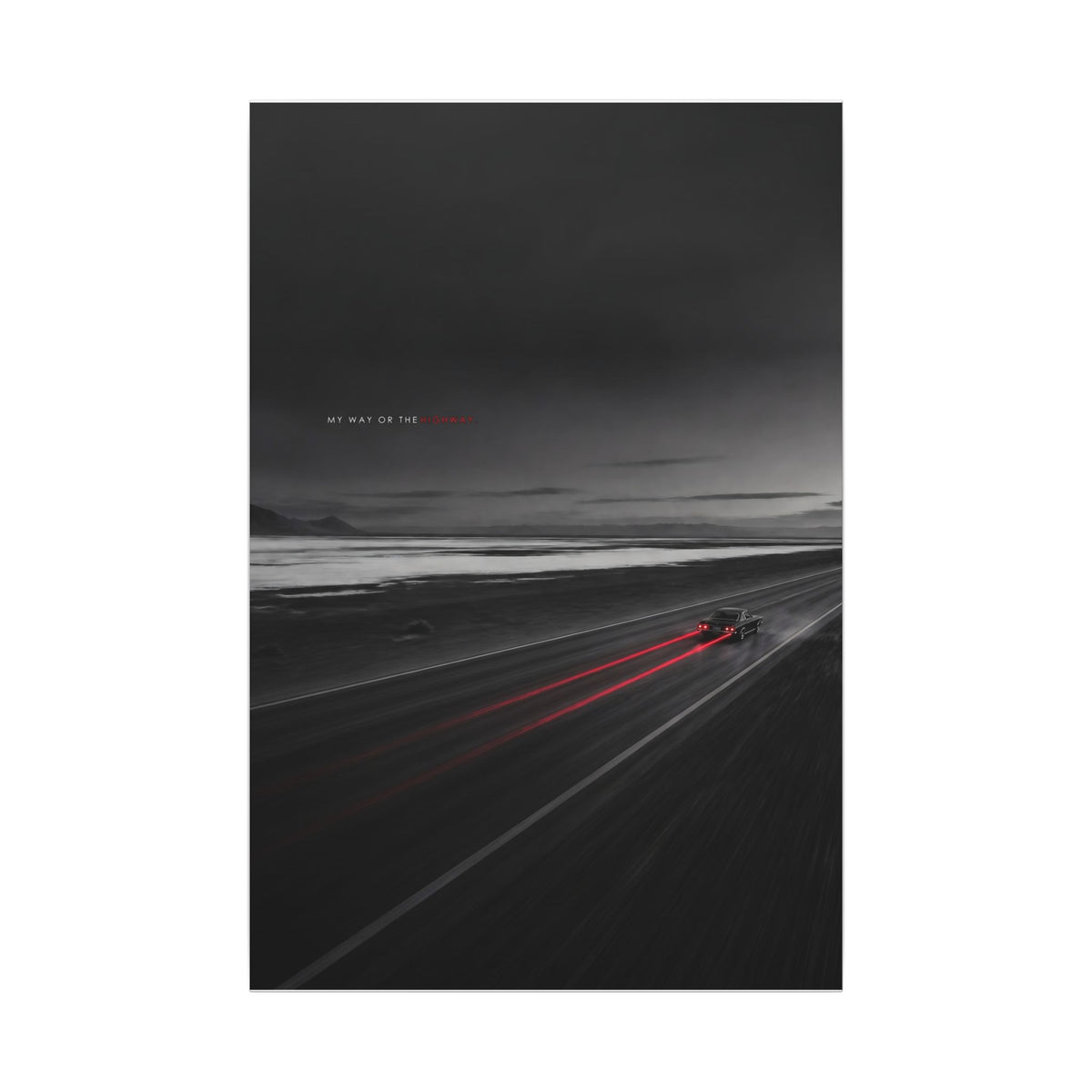 My Way or the Highway - Car Wall Art | Canvas