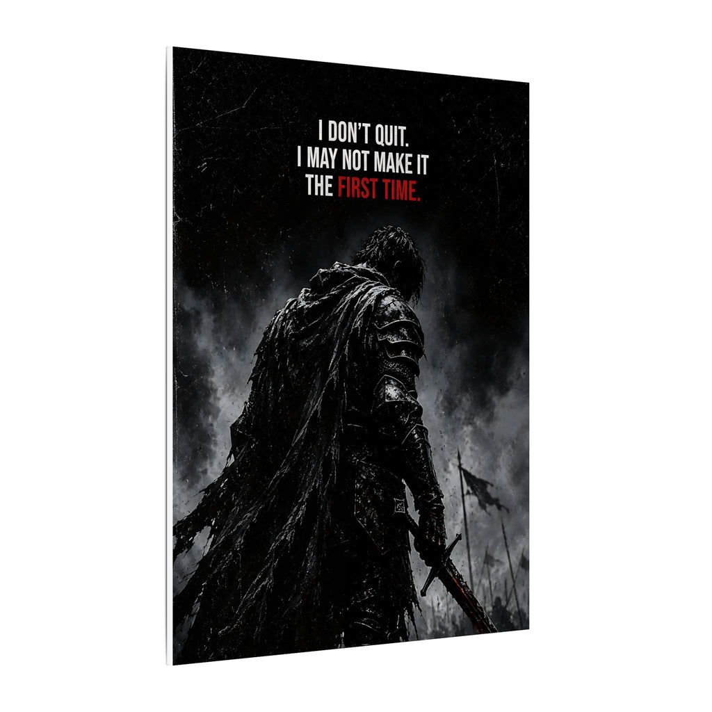 I Don't Quit - Motivational Wall Art | Canvas