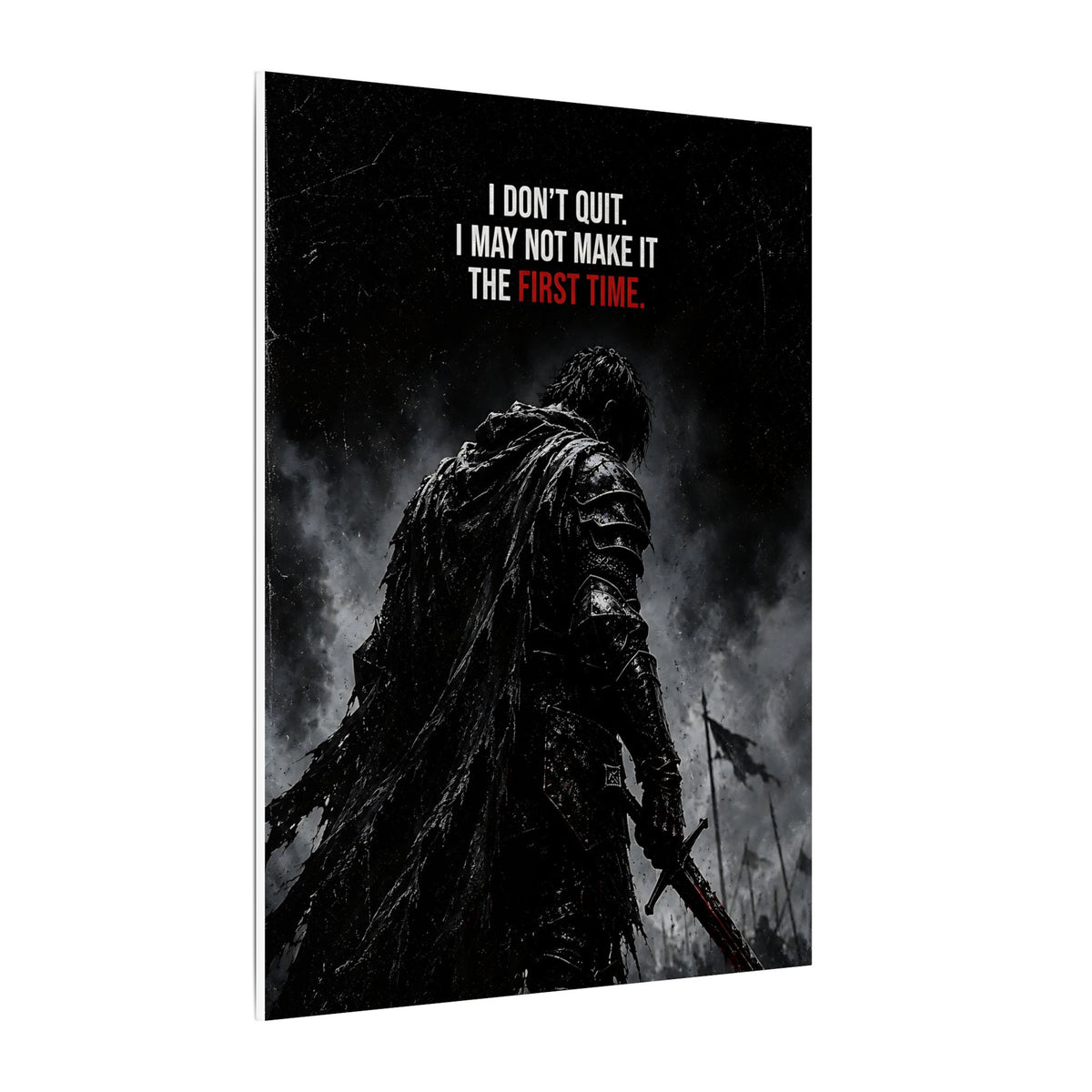 I Don't Quit - Motivational Wall Art | Canvas