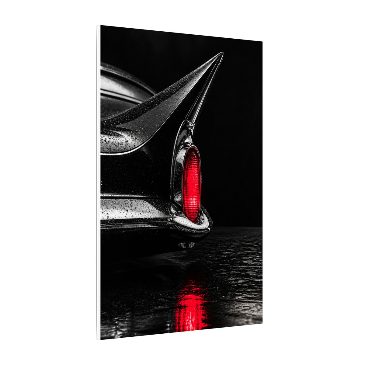 Ruby Tail - Classic Car Wall Art | Canvas