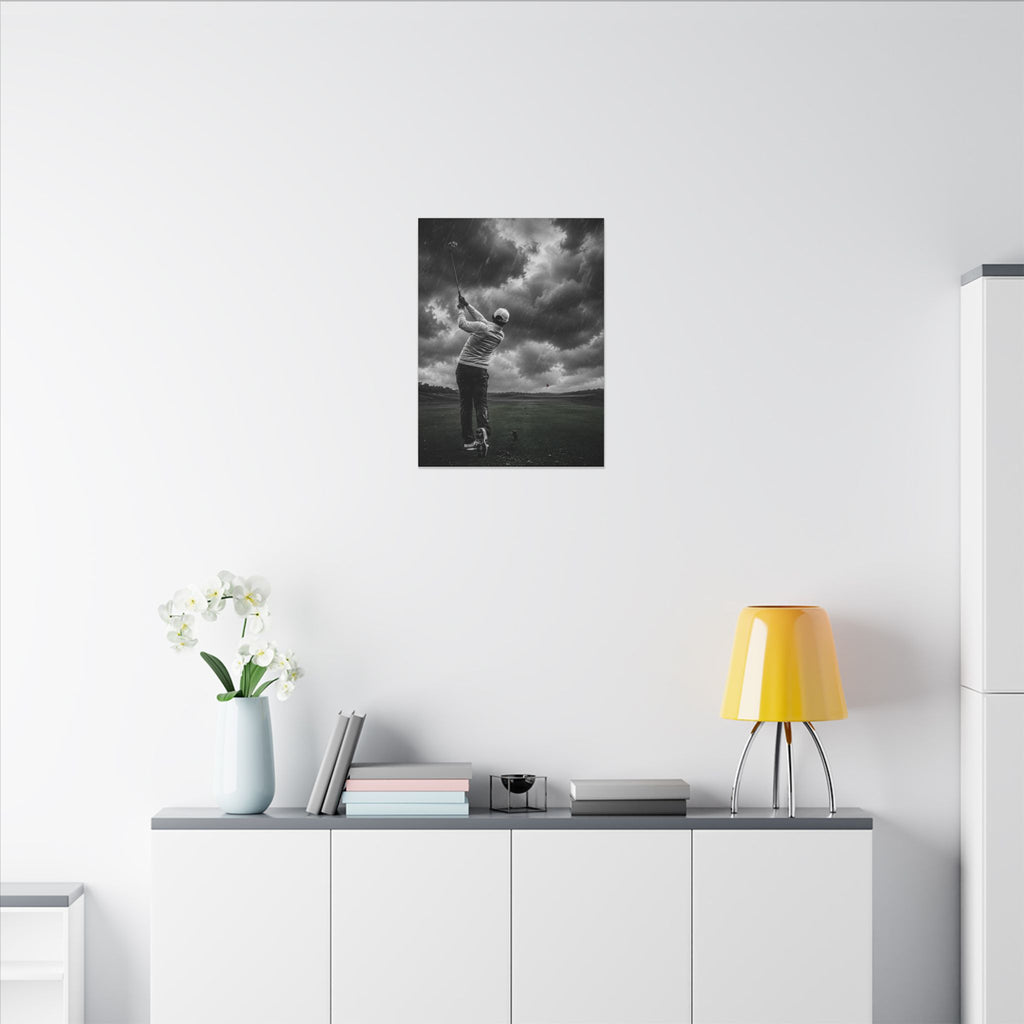 Storm Round - Golf Wall Art | Canvas