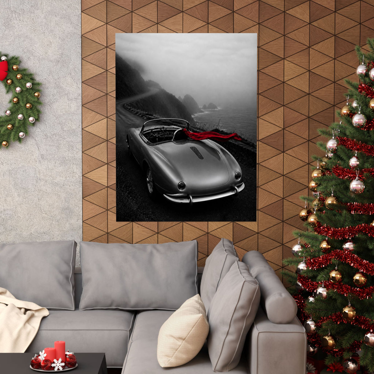 Coastal Roadster - Classic Car Wall Art | Matte Poster