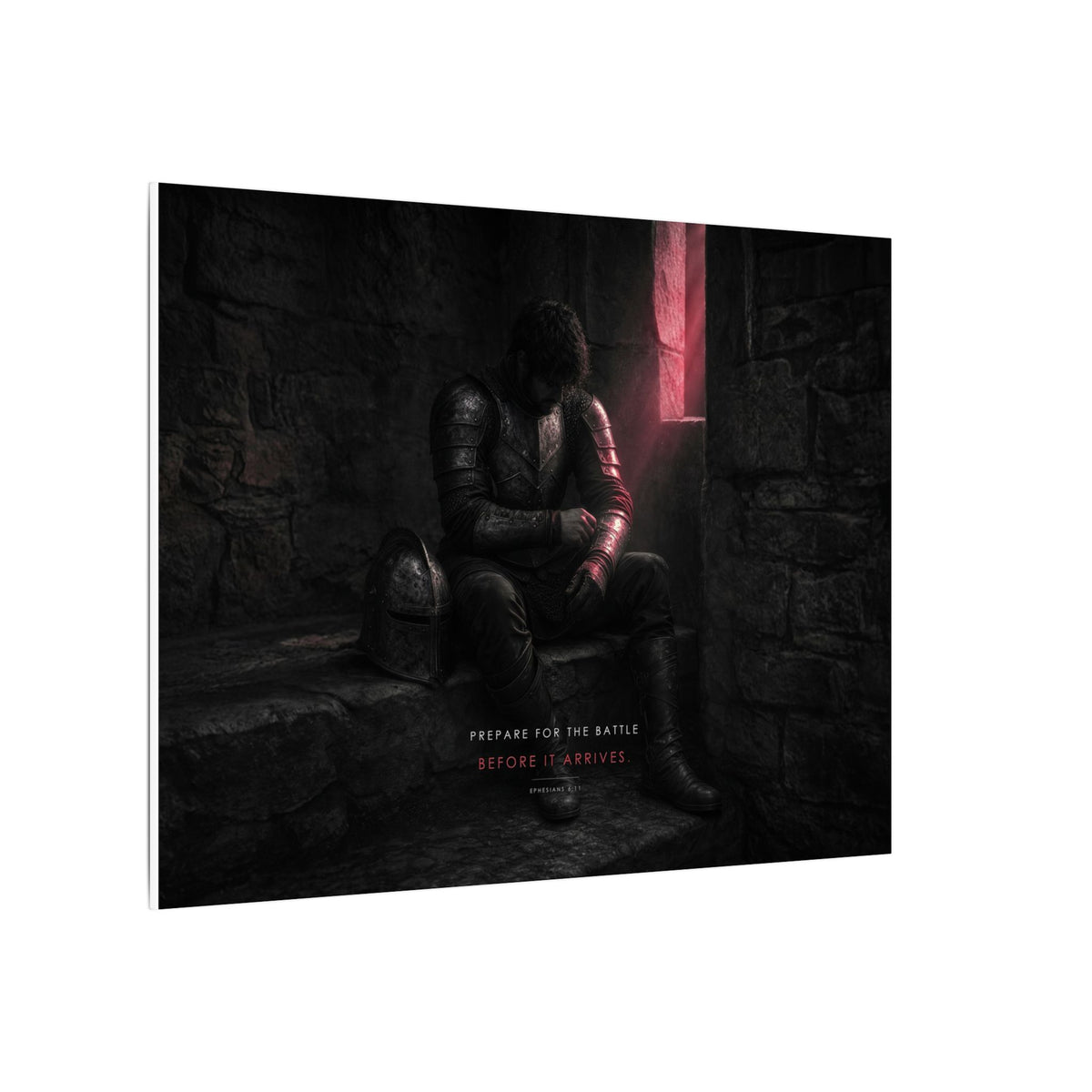 Before the Battle - Armor of God Wall Art | Canvas (Landscape)