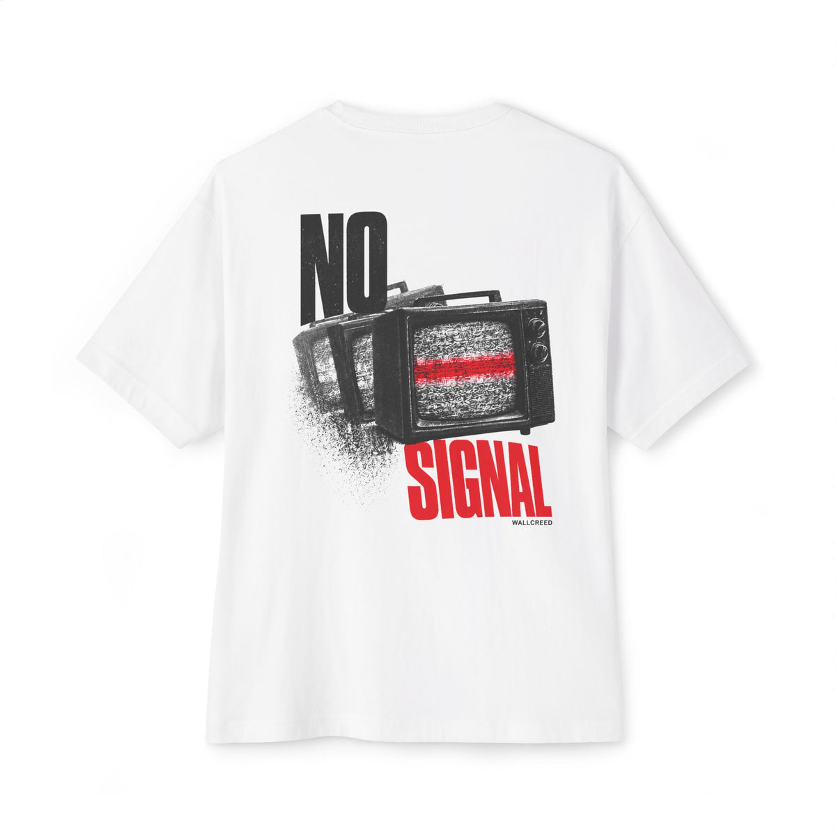 No Signal | Heavyweight Tee (Front + Back)