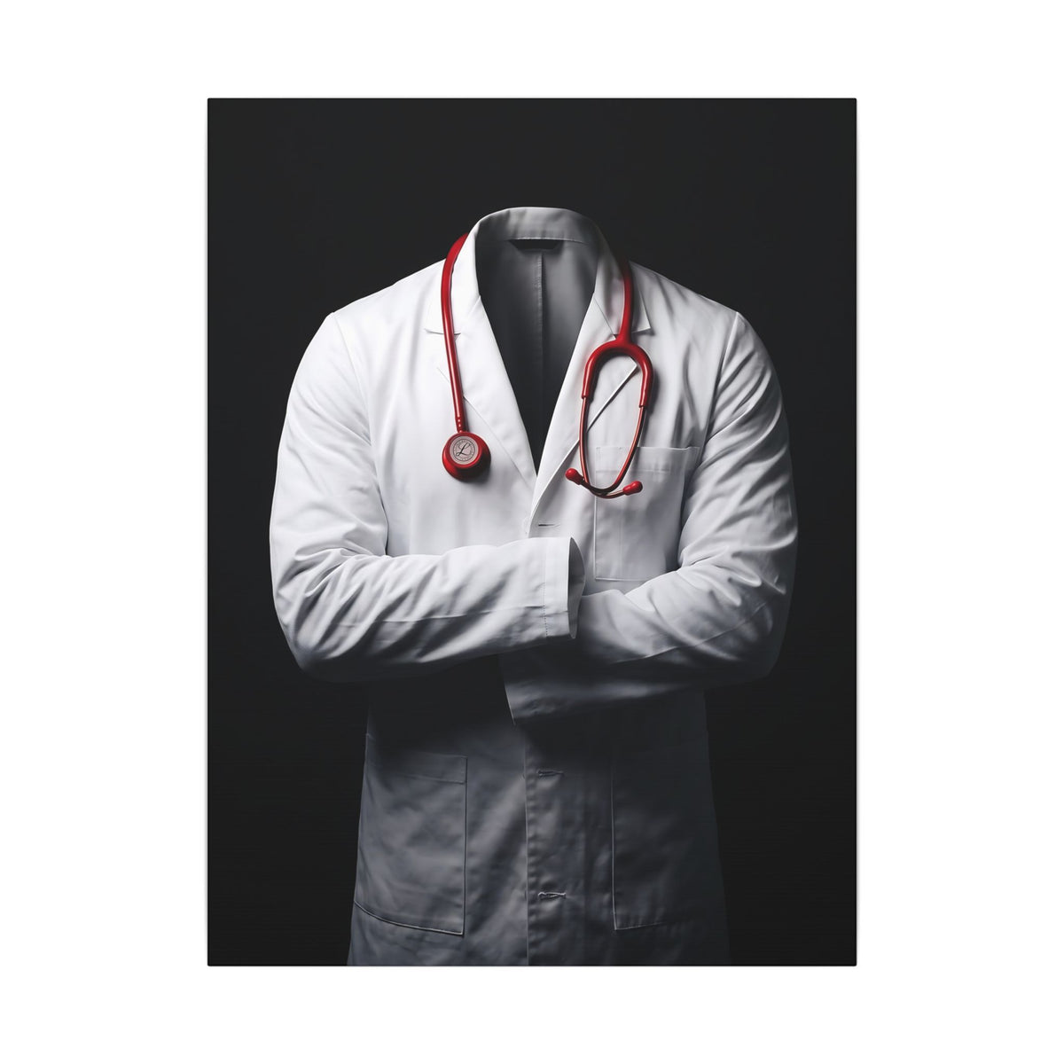 The White Coat - Doctor's Office Wall Art | Canvas