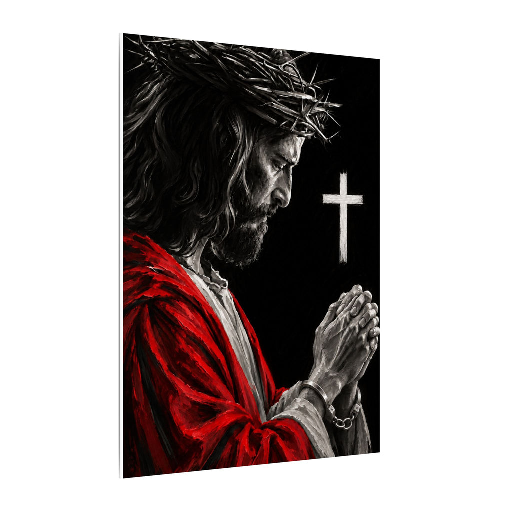 Praying Jesus - Christian Wall Art | Canvas