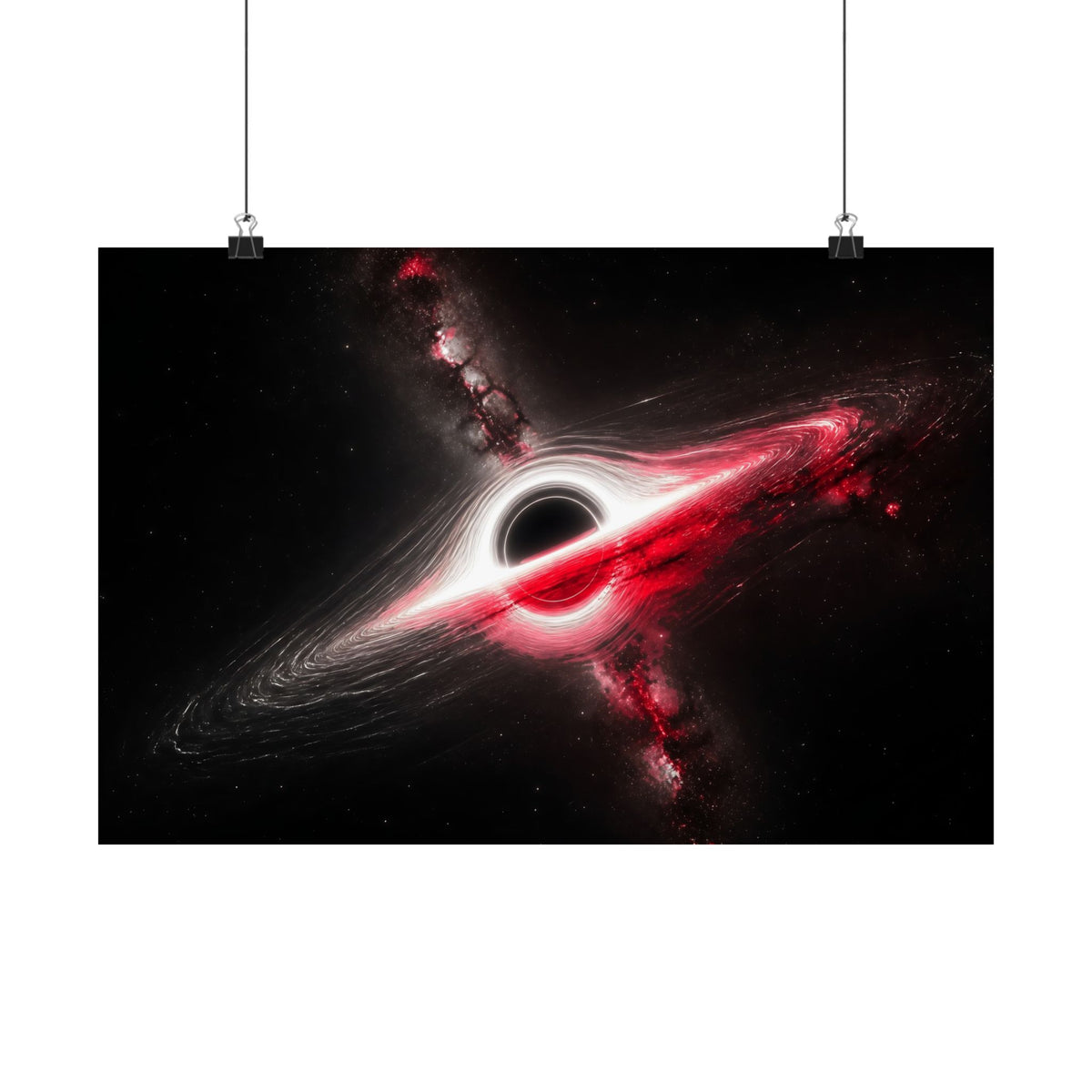 Event Horizon - Space Wall Art | Matte Poster (Landscape)
