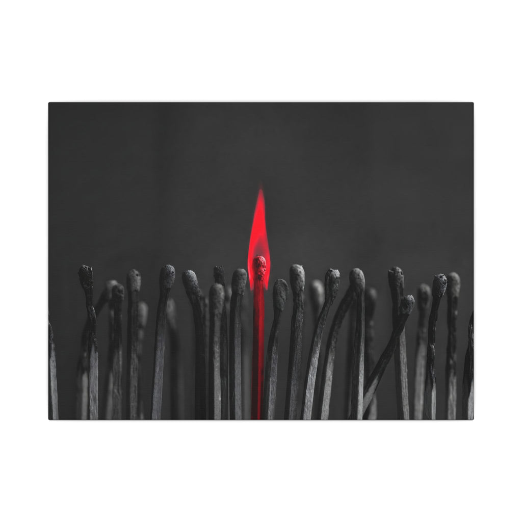 The One Still Burning - Office Wall Art For Men | Canvas (Landscape)