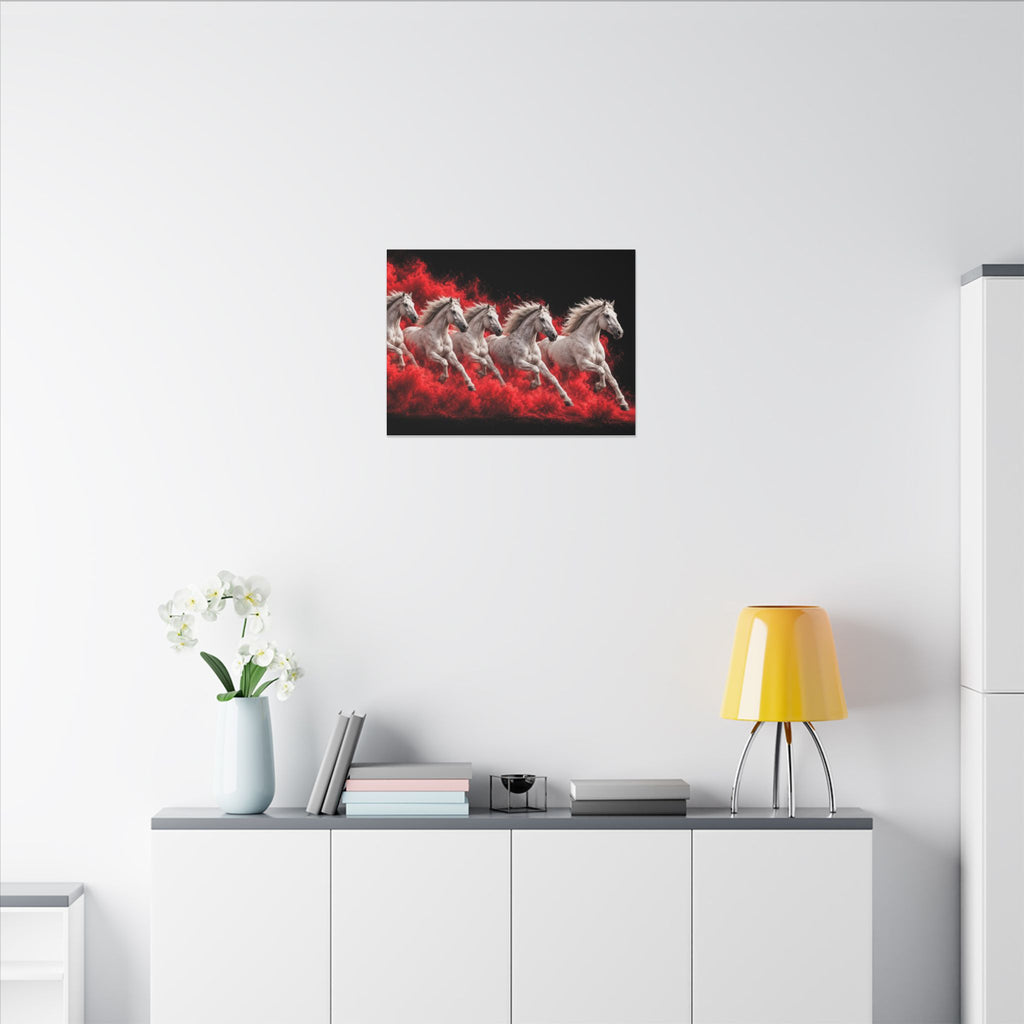 Stampede - Horse Wall Art | Canvas (Landscape)