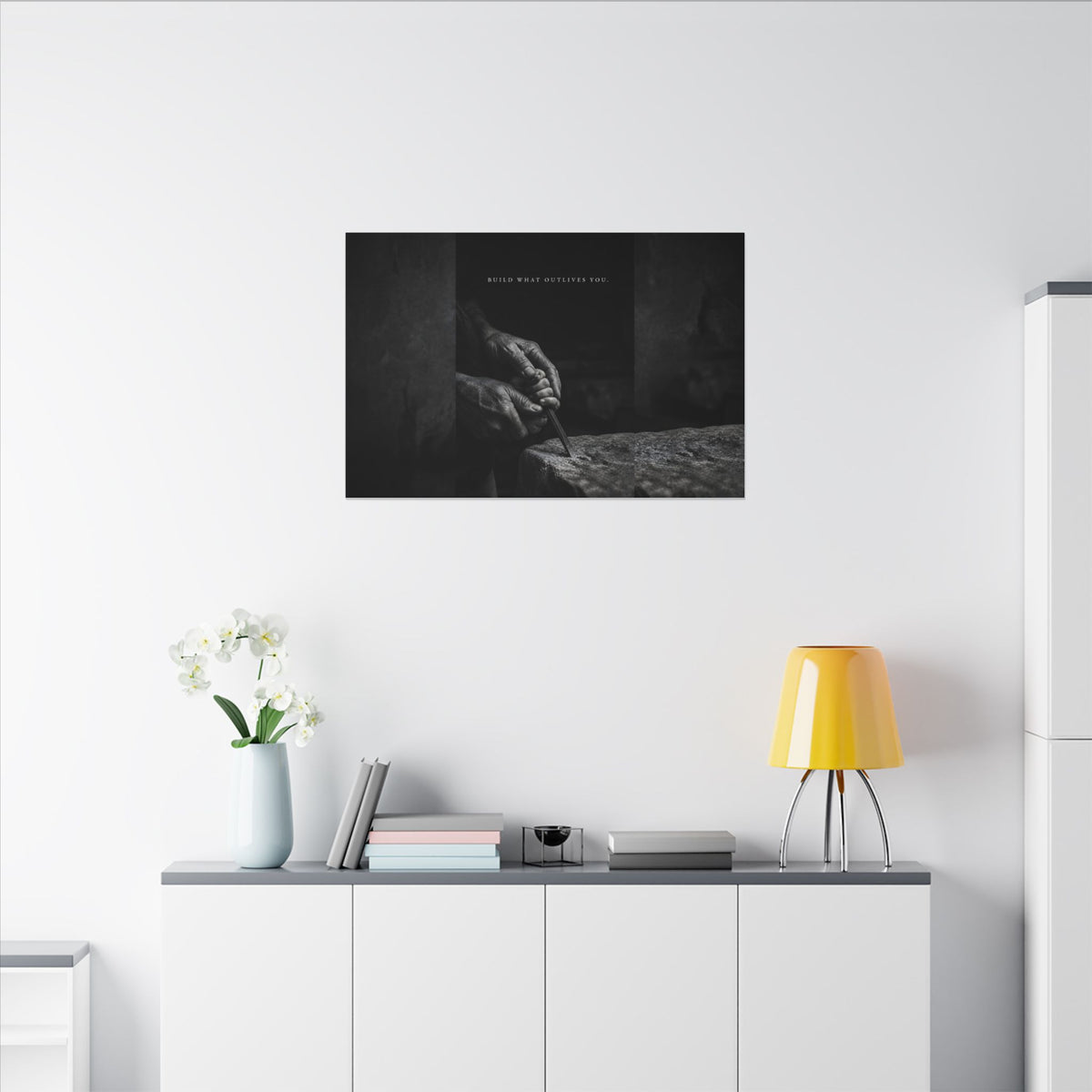 Build What Outlives You - Motivational Posters | Canvas (Landscape)