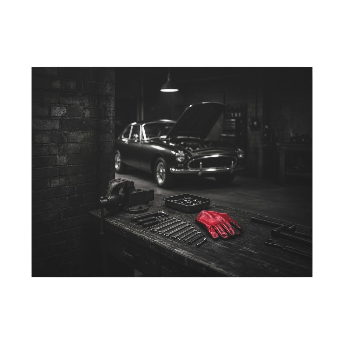 Built, Not Bought - Garage Wall Art | Canvas (Landscape)