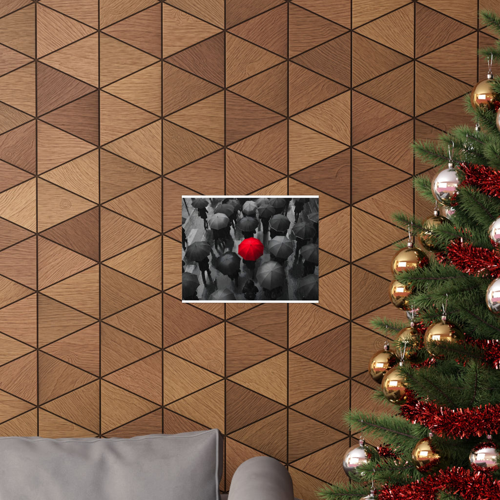 One in the Crowd - Office Wall Art | Matte Poster (Landscape)