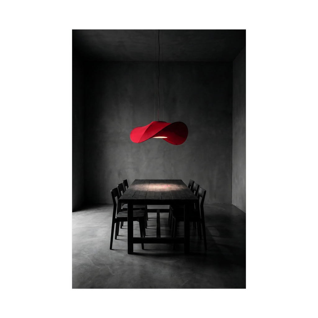 The Light Over the Table - Dining Room Wall Art | Matte Poster