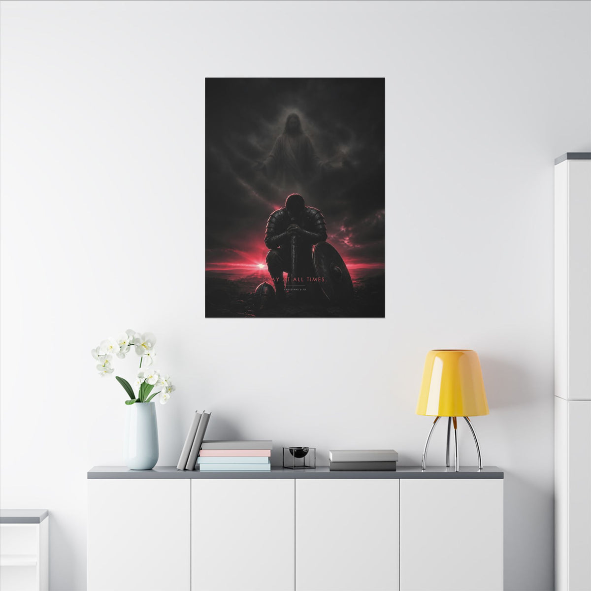 Pray, Then Stand - Armor of God Wall Art | Canvas