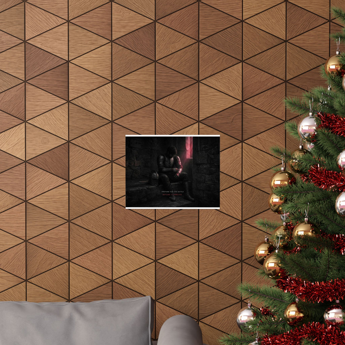 Before the Battle - Armor of God Wall Art | Matte Poster (Landscape)