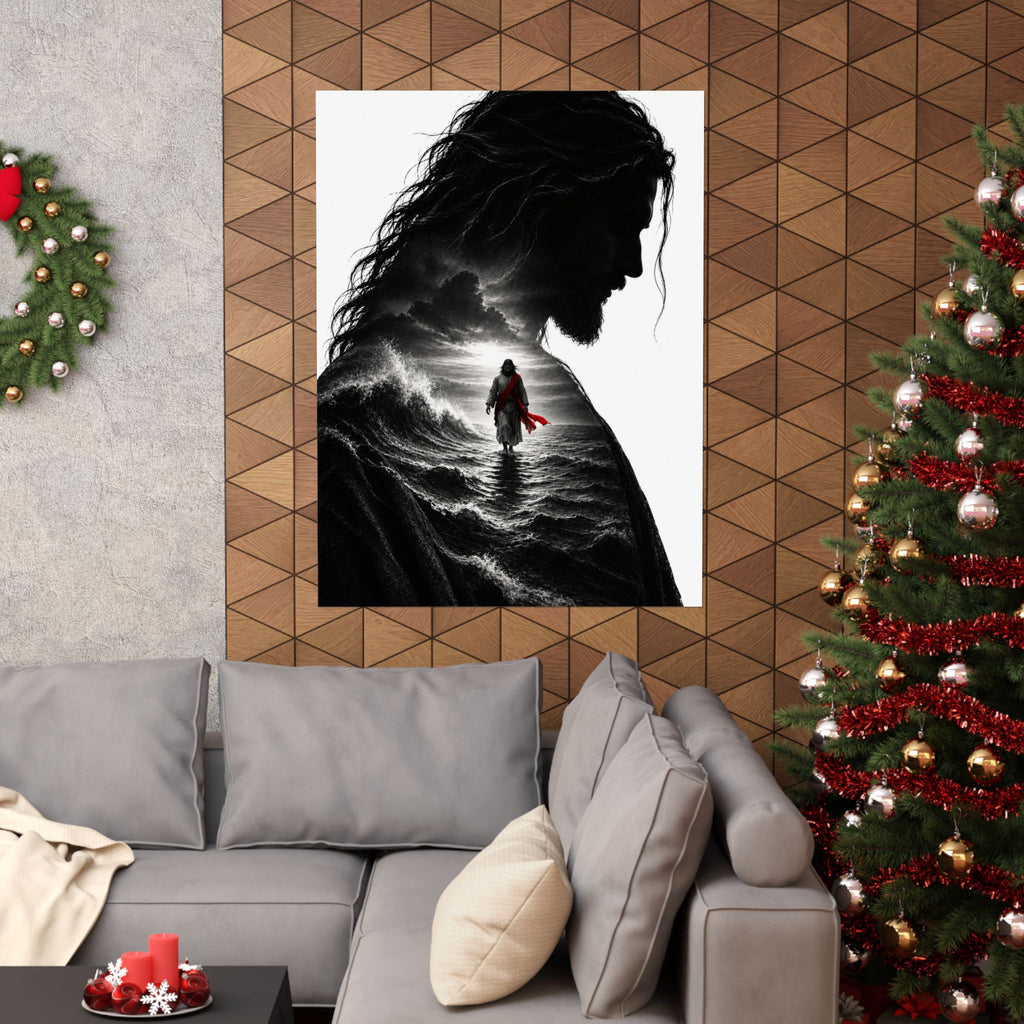 Walk on Water - Christian Wall Art | Matte Poster