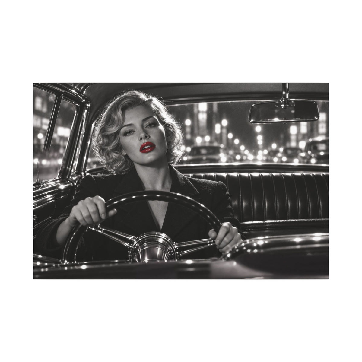 Night Drive - Bedroom Wall Art | Canvas (Landscape)