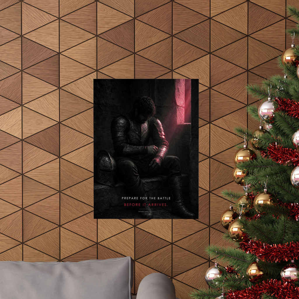 Before the Battle - Armor of God Wall Art | Matte Poster