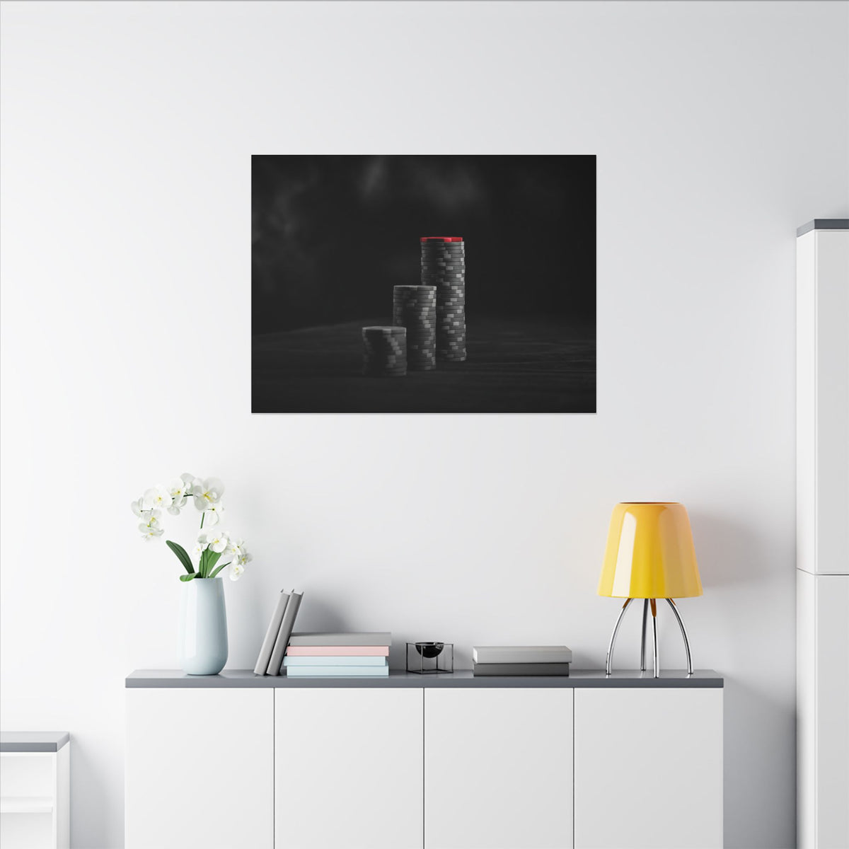 The Chip on Top - Business Office Wall Art | Canvas (Landscape)
