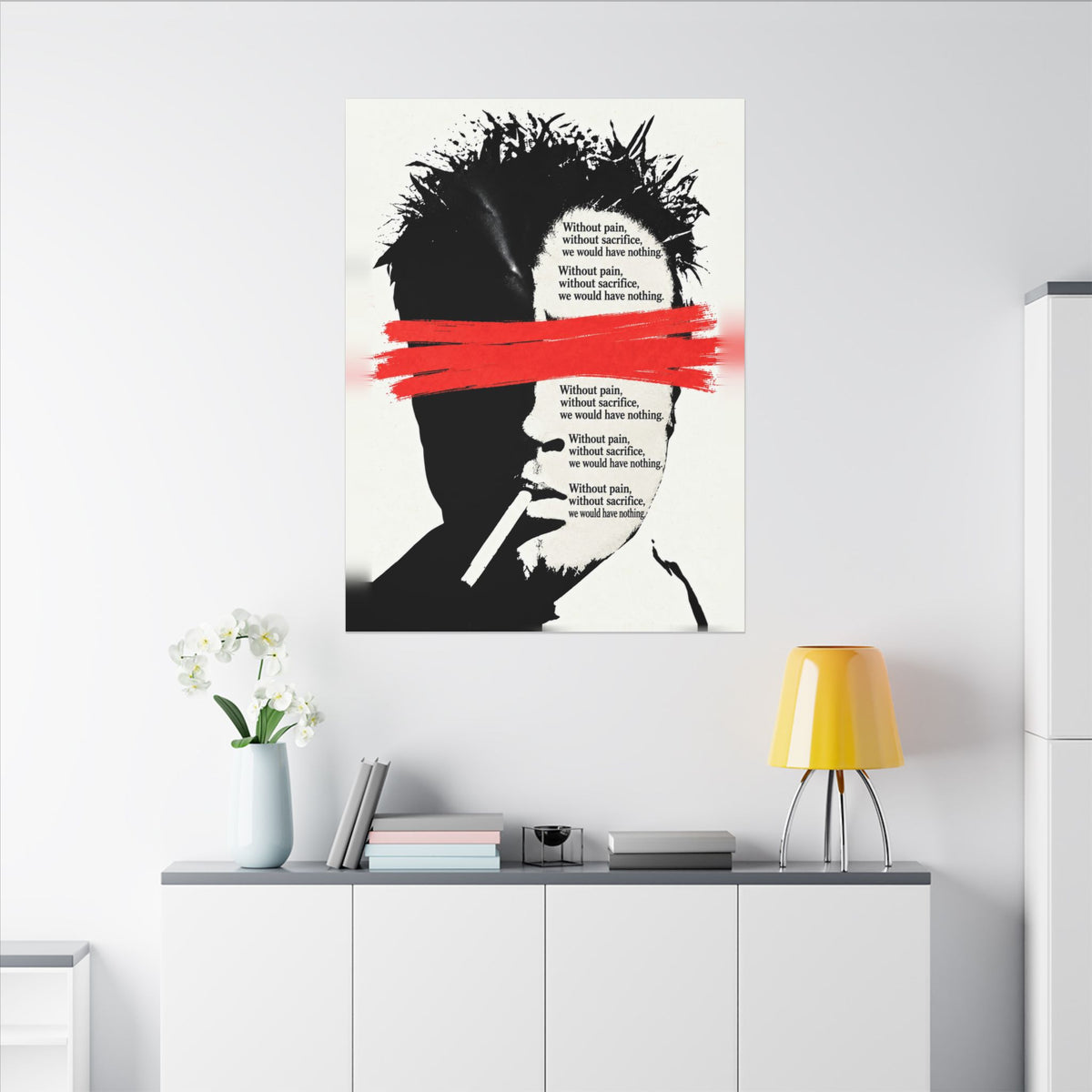 Pain and Sacrifice - Quote Wall Art | Canvas