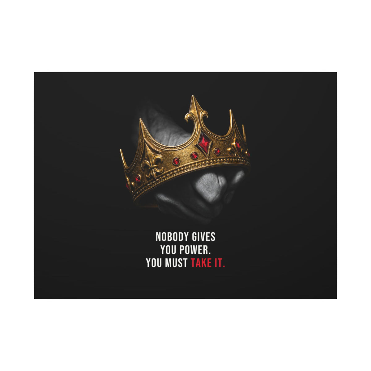 Take the Crown - King Wall Art | Canvas (Landscape)