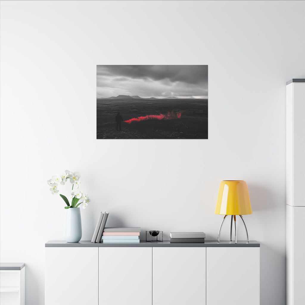 Refuse to Disappear - Above Bed Wall Art | Canvas (Landscape)
