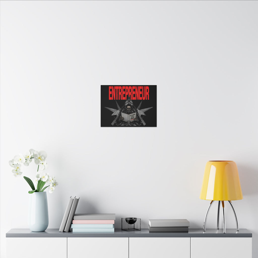 Entrepreneur - Skeleton Wall Art | Canvas (Landscape)