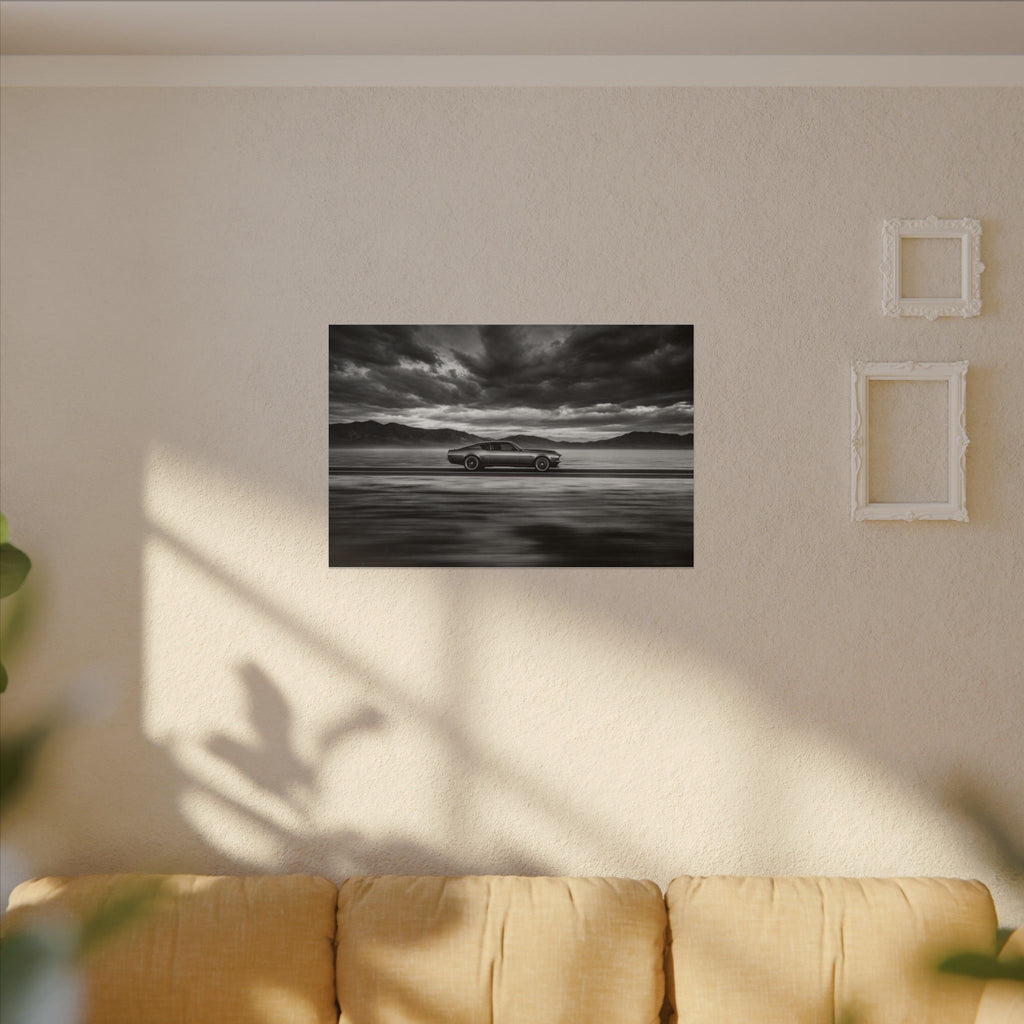 Open Road Velocity - Muscle Car Wall Art | Canvas (Landscape)