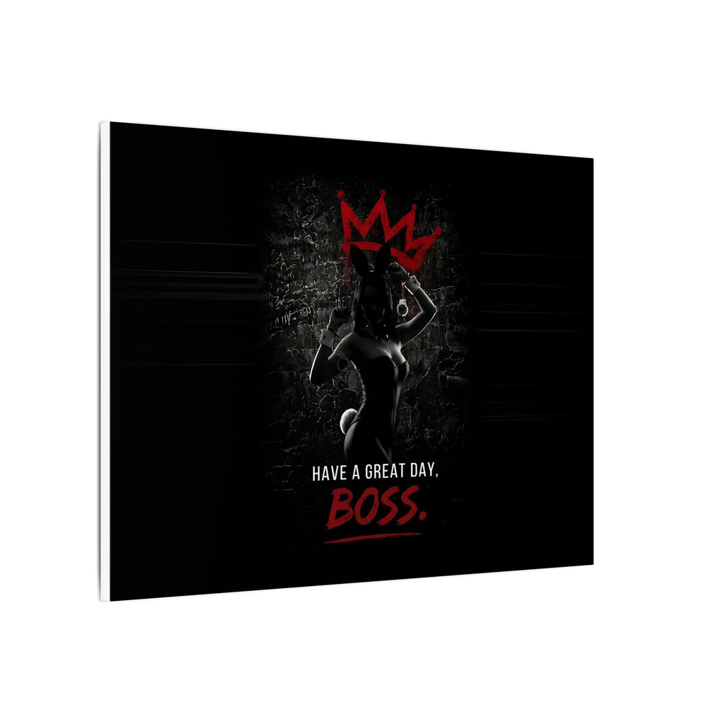 Great Day, Boss - Dark Humor Wall Art | Canvas (Landscape)
